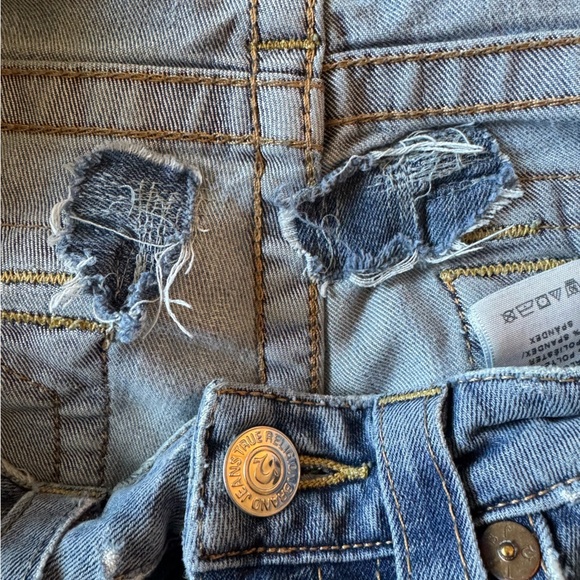 True Religion Slim Straight Low Rise Jeans - Picture 6 of 13